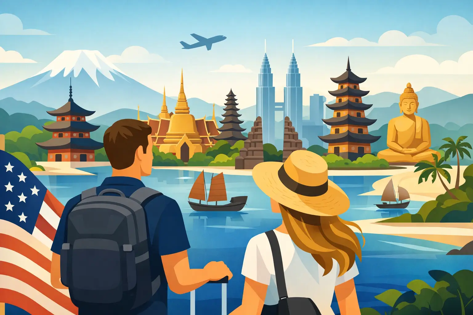 8 Best Countries for USA Expats in Asia