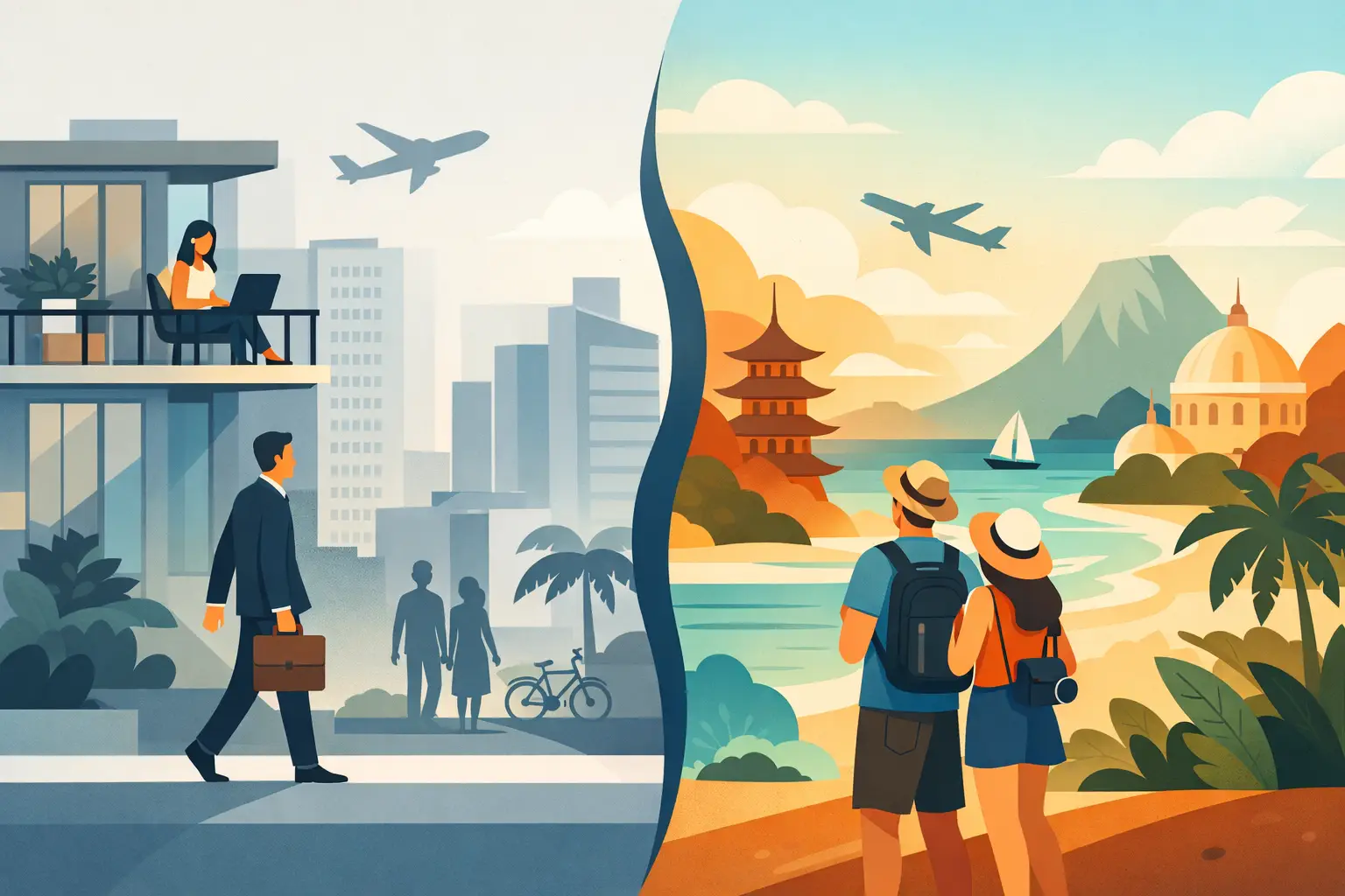 Expat Life Versus Travel: What Changes?