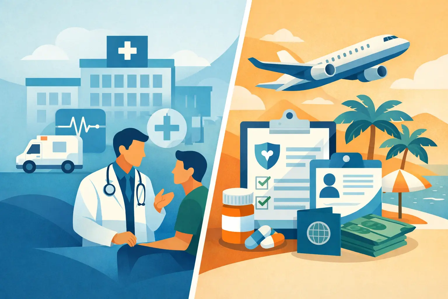 Local Healthcare Versus Private Insurance Abroad