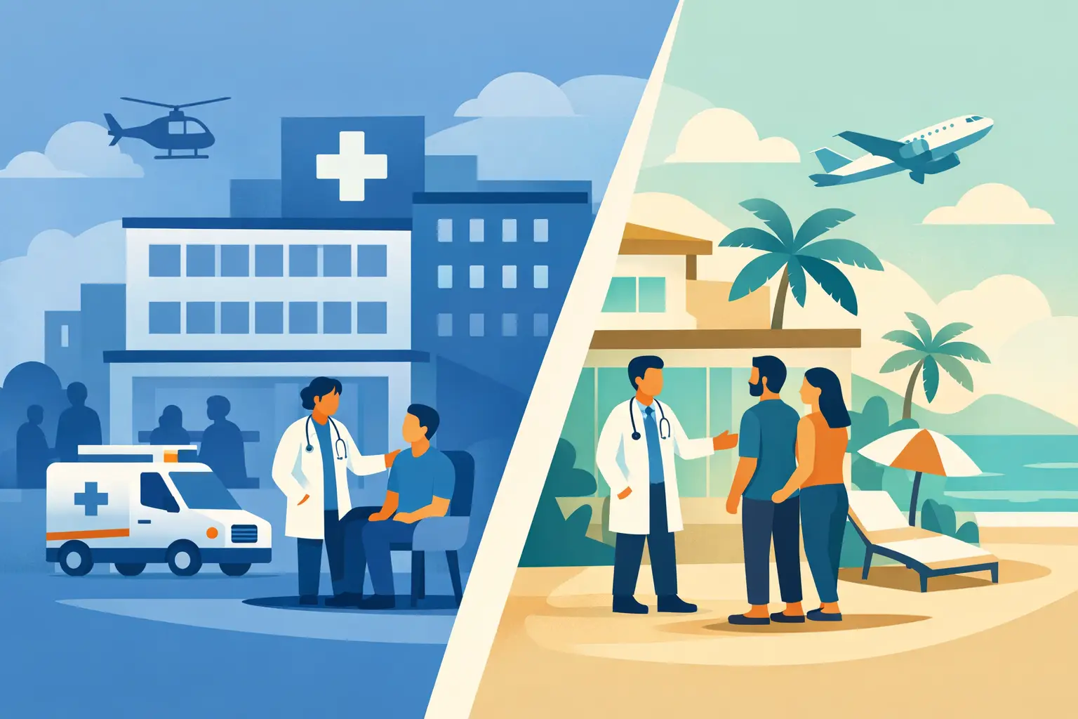 Public Healthcare Versus Private Clinics Abroad